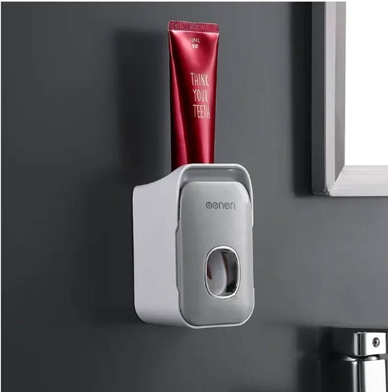 Wall-Mounted Automatic Toothpaste Dispenser Holder